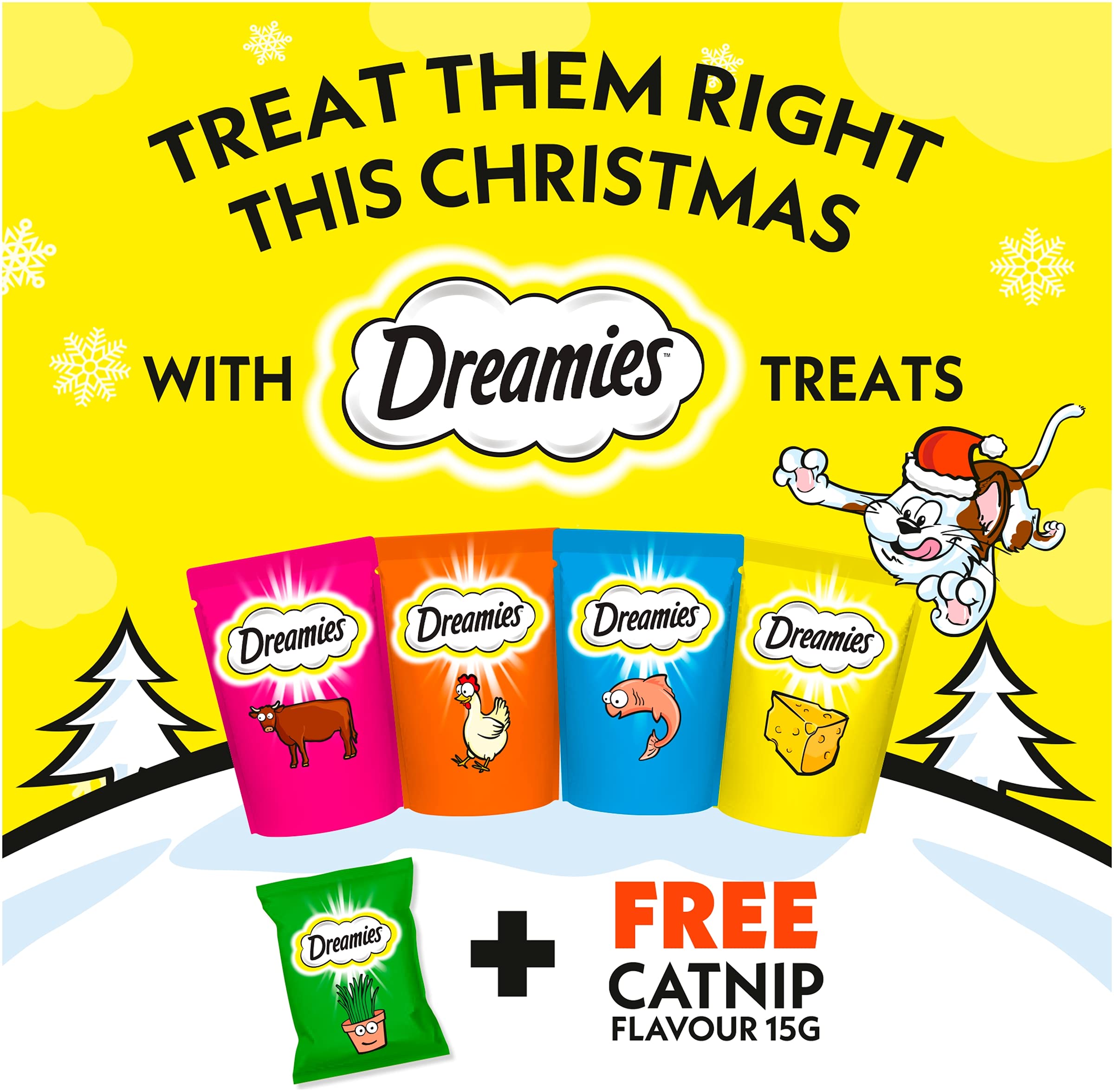 Dreamies Cat Treats Cheese 60g