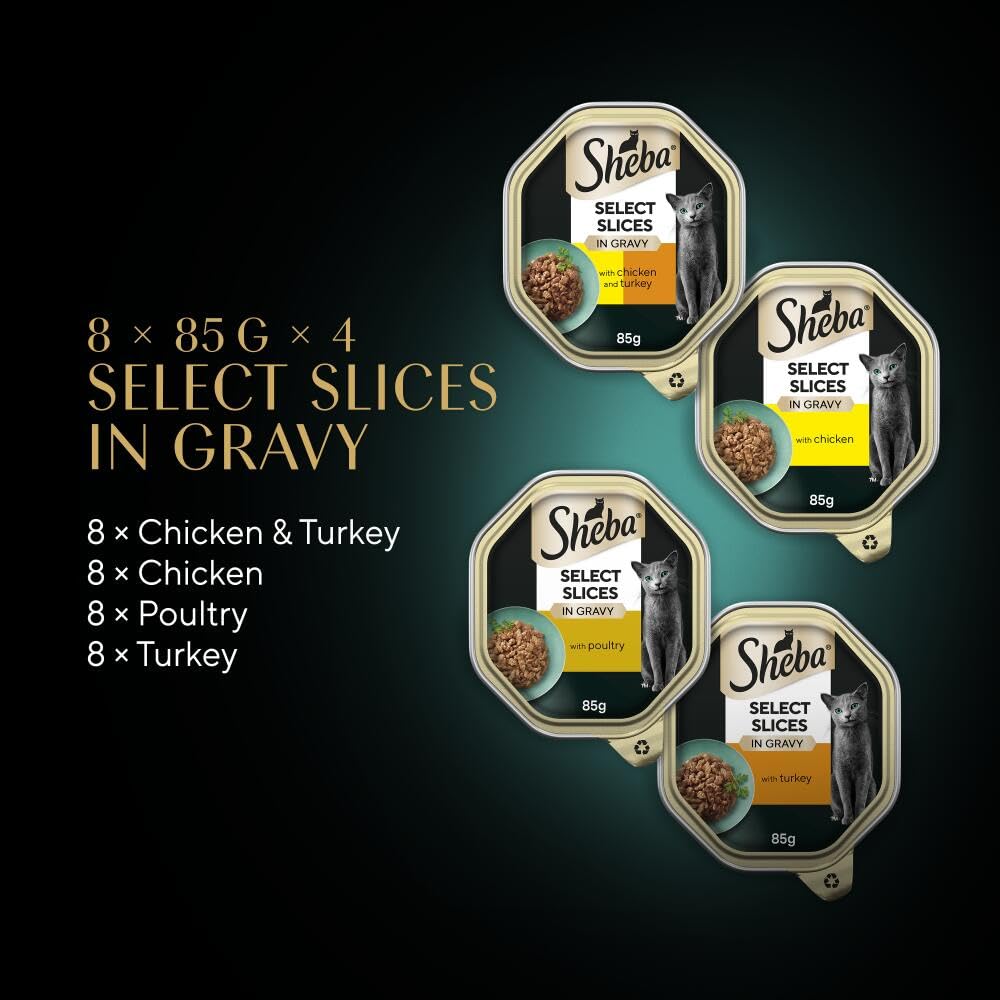Sheba Select Slices In Gravy - Poultry Selection