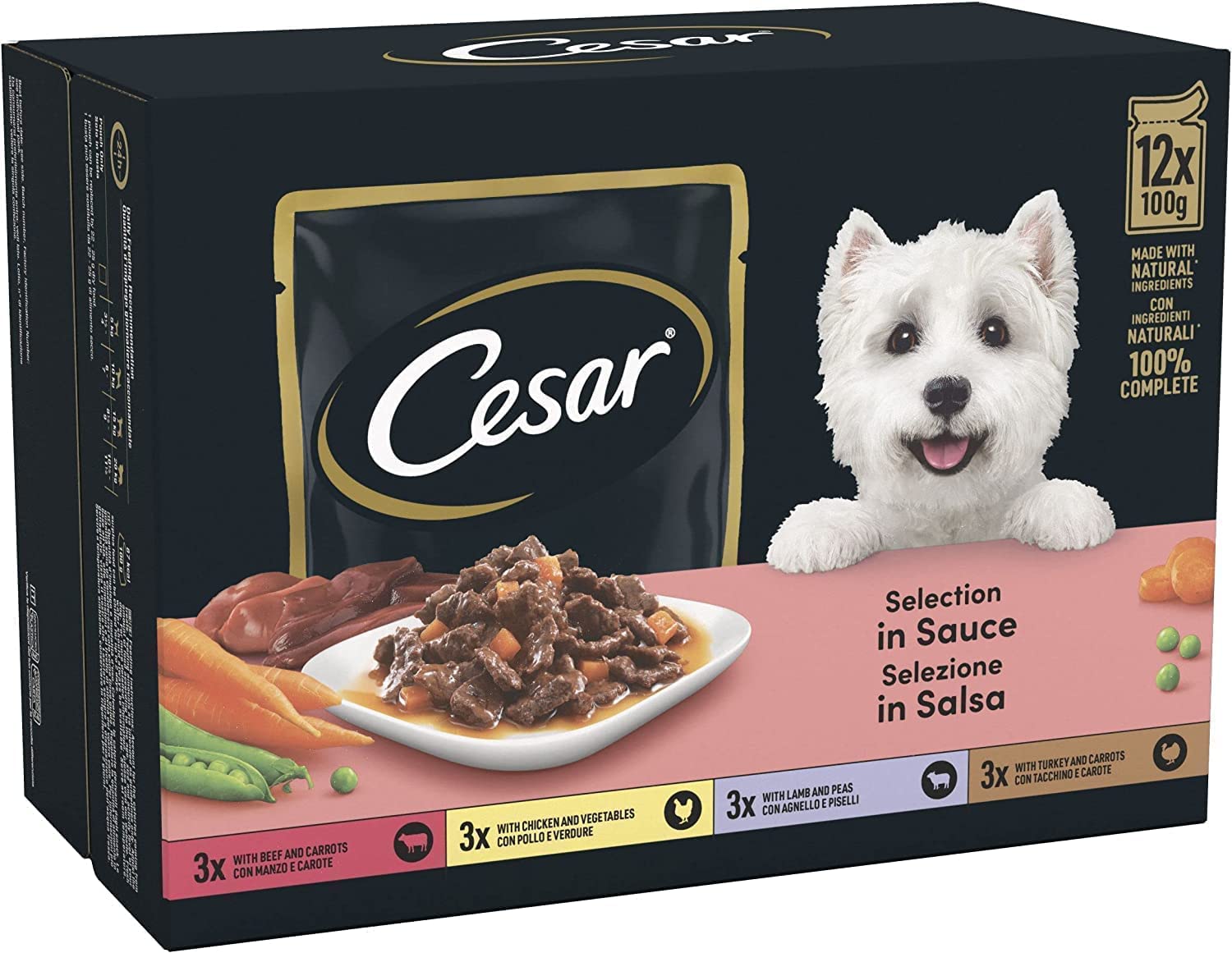 CESAR Deliciously Fresh Dog Pouches Favourites in Sauce