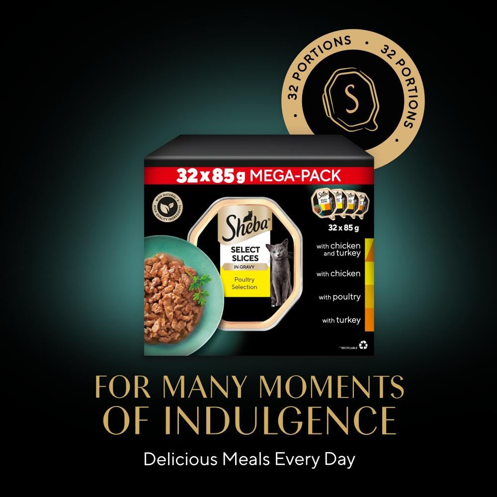 Sheba Select Slices In Gravy - Poultry Selection