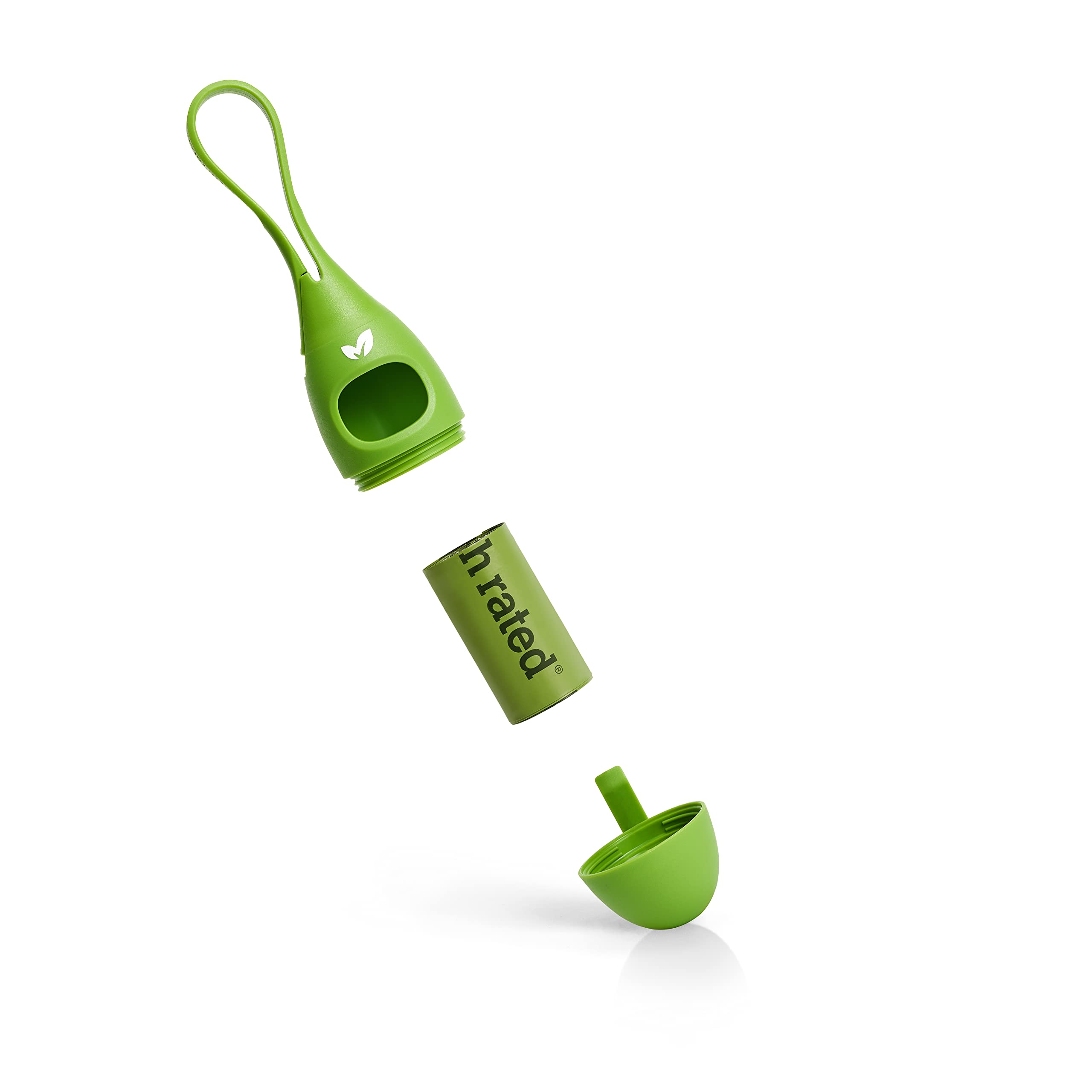 Earth Rated Dog Poo Bag Holder with Dog Poo Bags Rolls