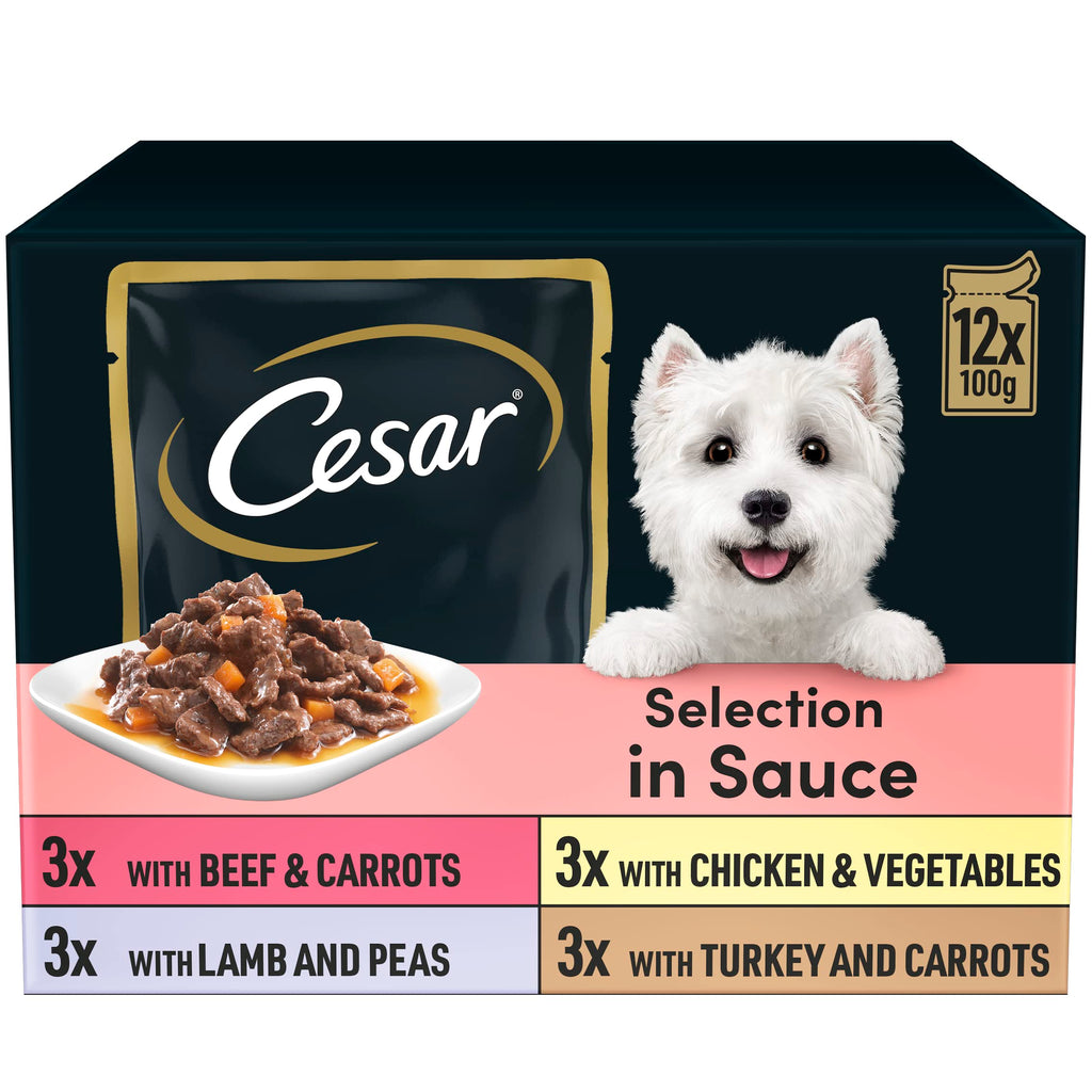 CESAR Deliciously Fresh Dog Pouches Favourites in Sauce