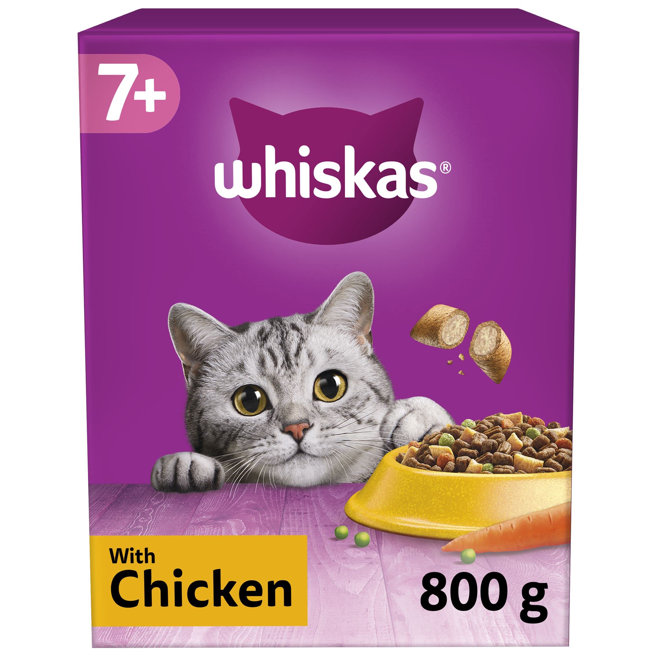 Whiskas 7+ Senior Chicken 4 x 1.9 kg Bags