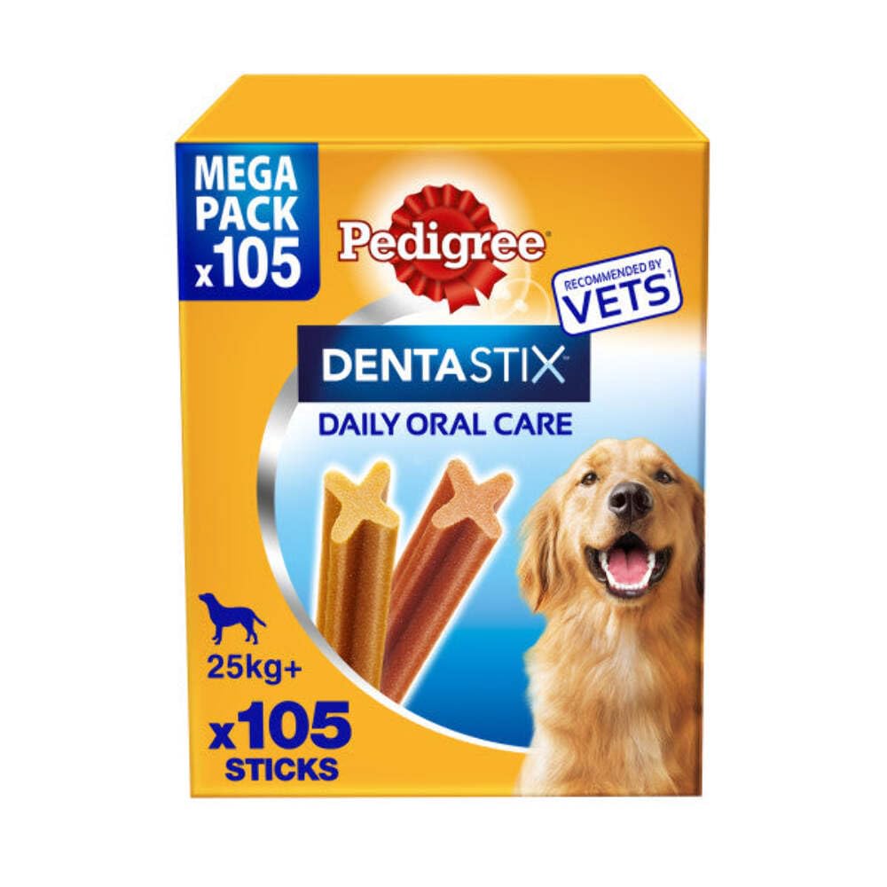 Pedigree DentaStix Daily Dental Chews Large Dog 25kg+ 105 Sticks