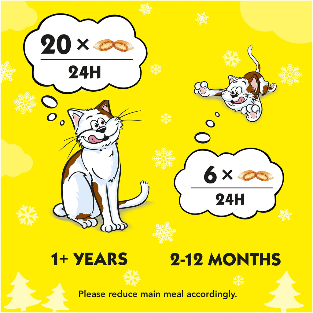 Dreamies Christmas Cat Stocking (4 X Stockings)