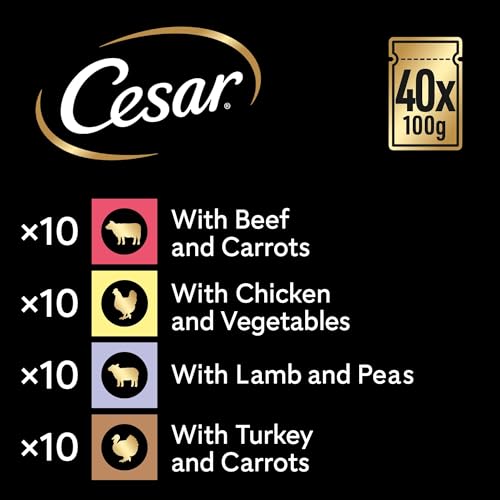 CESAR Deliciously Fresh Dog Pouches Favourites in Sauce
