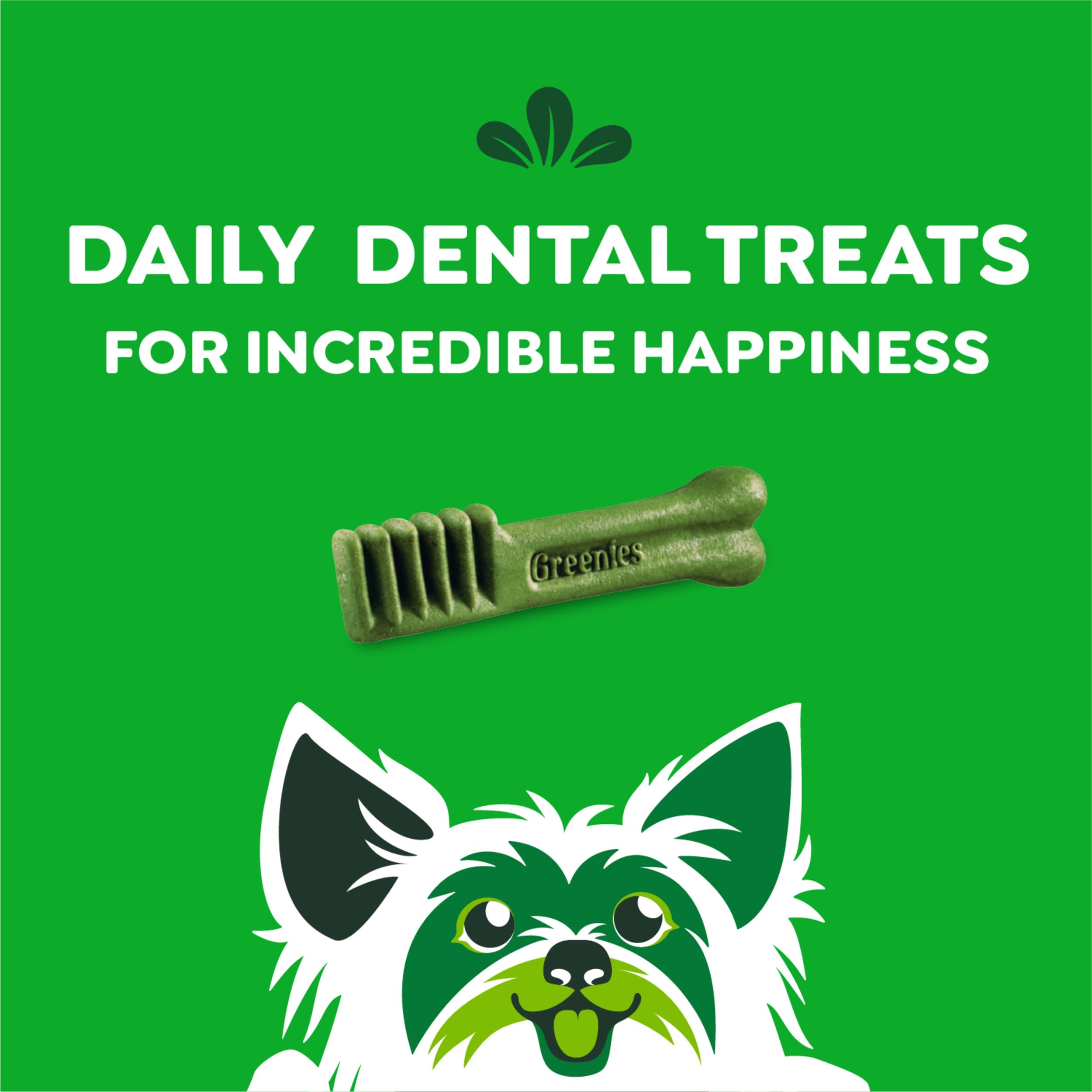 GREENIES Original Dental Teenie Treats for Dogs 5-15 Pounds 11 Count
