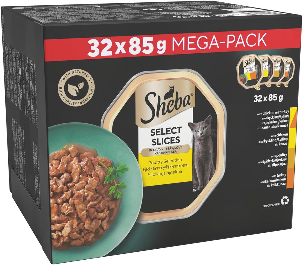 Sheba Select Slices In Gravy - Poultry Selection