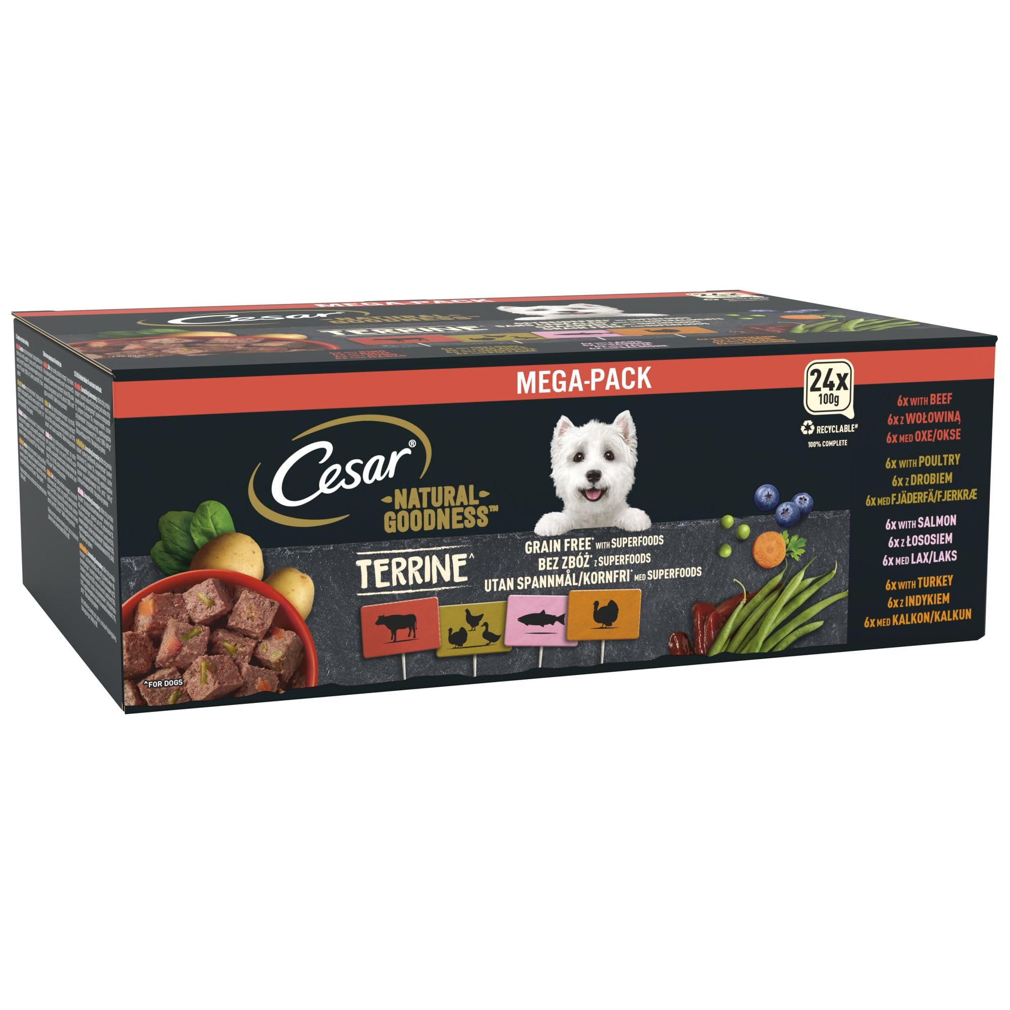 CESAR Natural Goodness Casserole Mixed Selection in Gravy