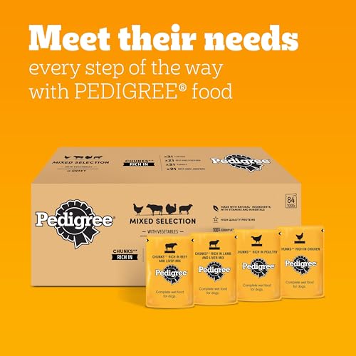 PEDIGREE Junior Dog Pouches Mixed Selection