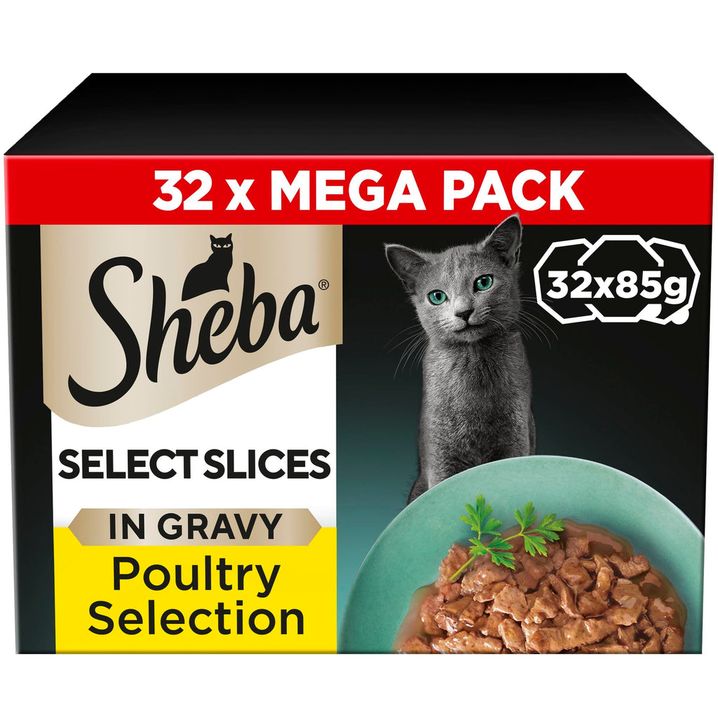 Sheba Select Slices In Gravy - Poultry Selection